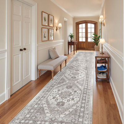 Area Rugs for Living Room,Non-Slip Washable Rugs, Stain Resistant Home Decor Rug (Brown,)