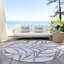 Tapis rectangulaire intérieur / extérieur 1 pi 8 po x 2 pi 6 po Neysa-2144661455