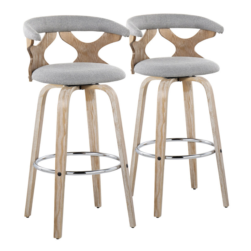 Tabouret de bar et de comptoir Betuel, Gris clair, Tabouret de bar (siège d'une hauteur de 29,25 po)