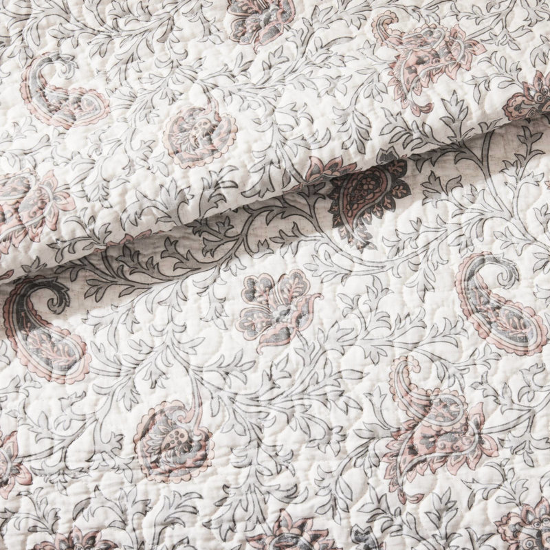 Courtepointe Blush, King Quilt + 5 Additional Pieces, Blush