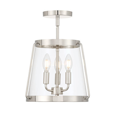 Plafonnier semi-encastré 3 lumières Adabella