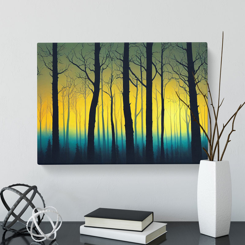 Progressive Summer Forest - Wrapped Canvas, 40cm H x 60cm W x 3cm D