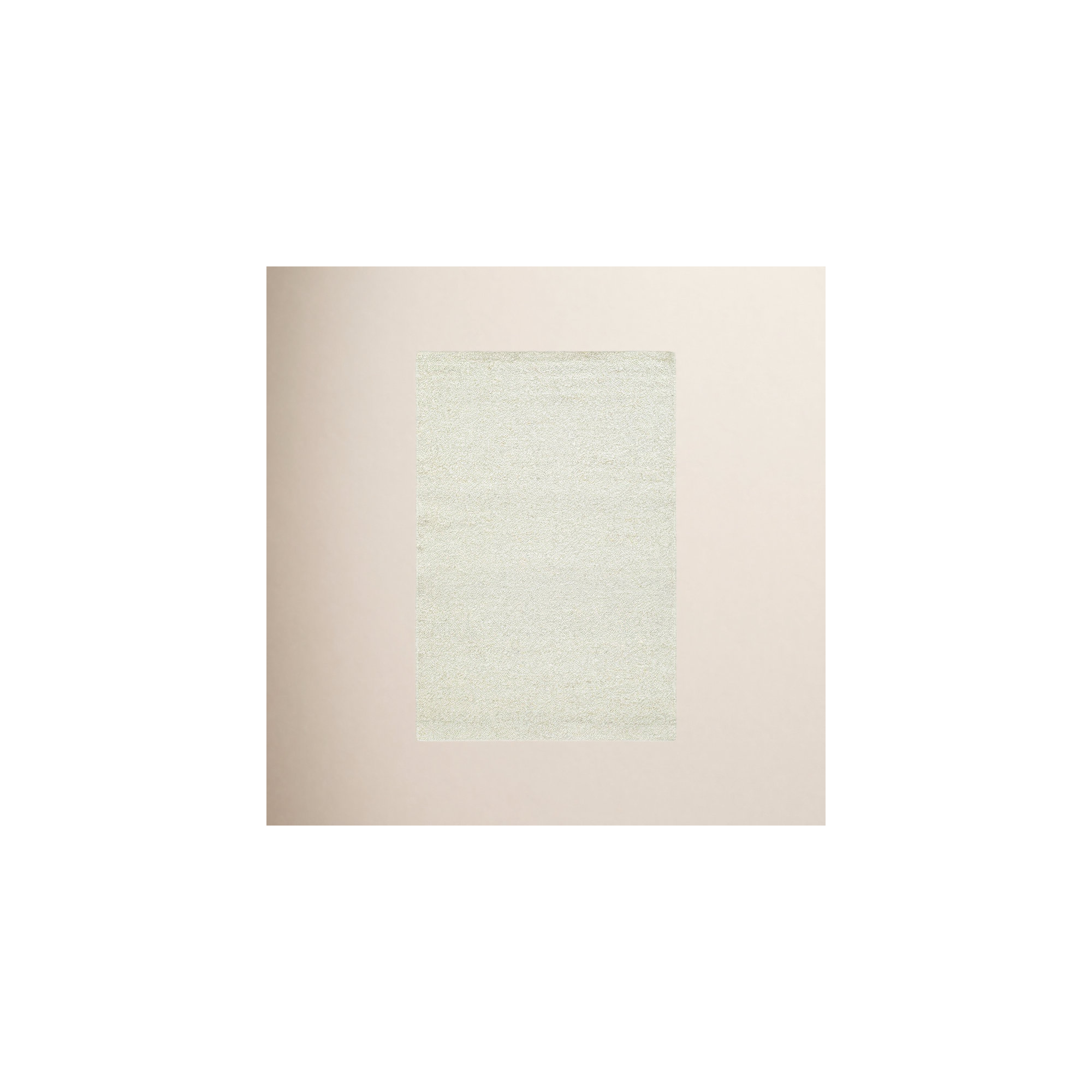 Dezi Flatweave Wool Neutral Area Rug, Ivory, Rectangle 2' x 3'