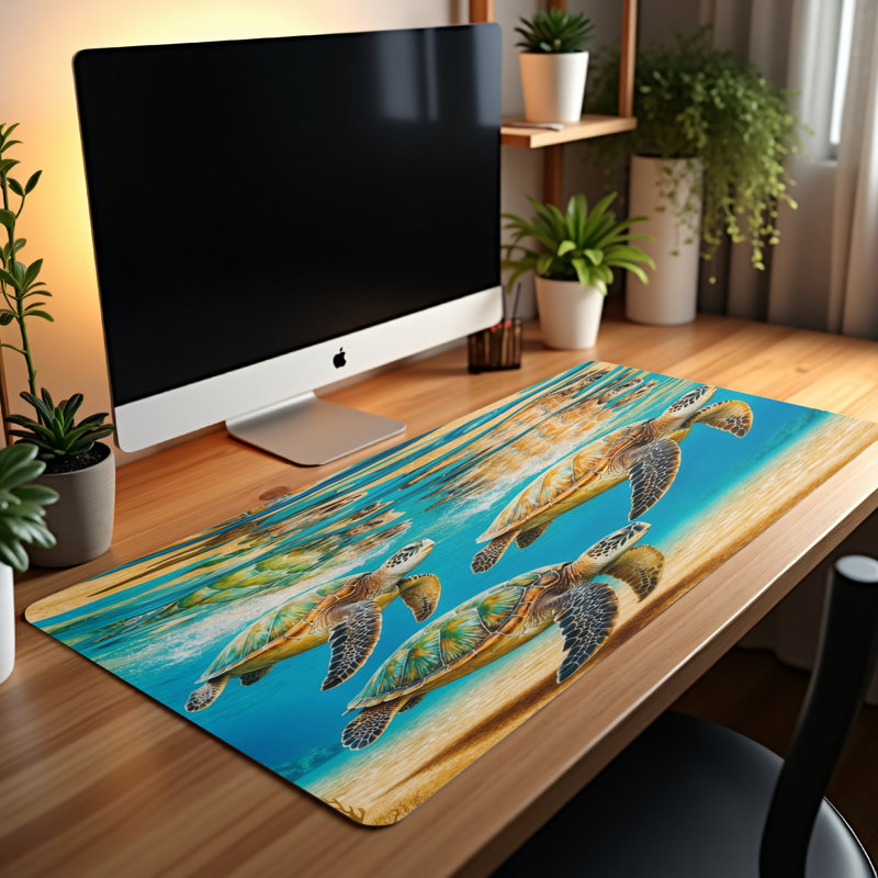 Polyester Desk Pad, 23.6x13.8