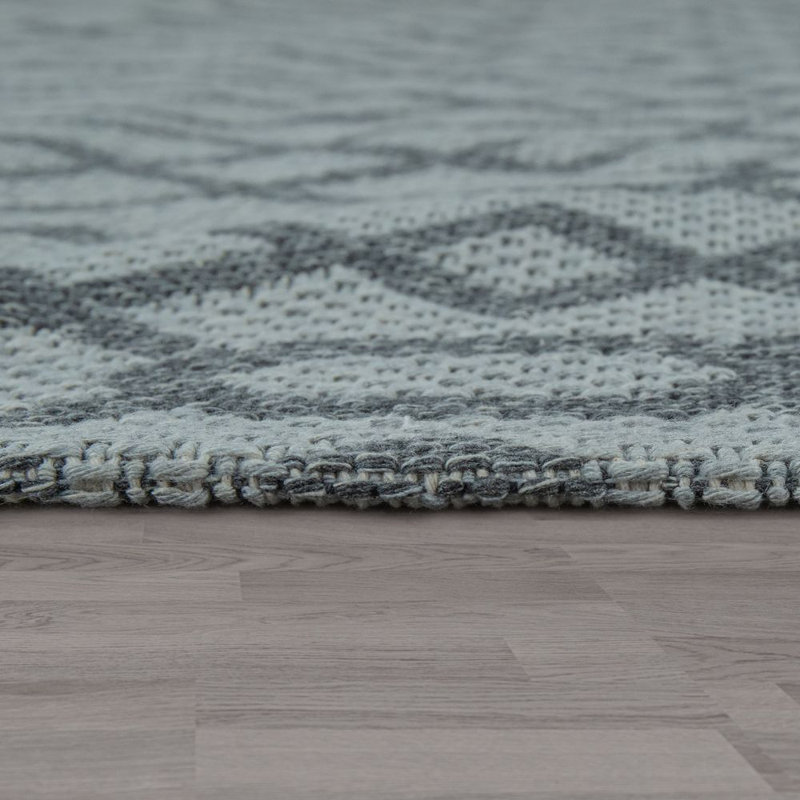 Serrato Geometric Area Rug, Rectangular 120cm x 160cm