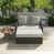 Gray Cushion/Brown Frame
