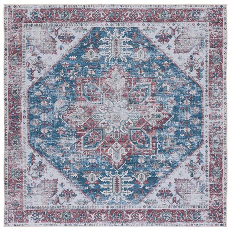 Tucson Performance Machine Washable Oriental Rug, Square 6'