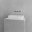 Vast Studio Wall-Mounted Rectangular Bathroom Sink – Gray/White Elevated Concrete-1908172592