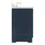 Meuble-lavabo simple en bois massif 43 po avec comptoir en marbre de Carrare de 1,5 po Freitas de Freitas, évier ovale à droite-718851067-718851060-685202058