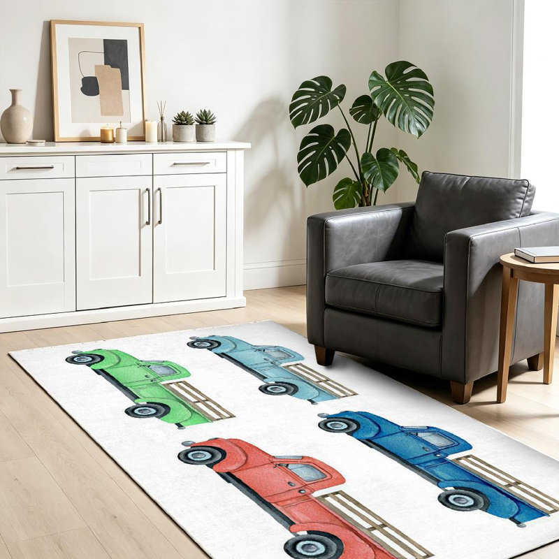 Tapis transparent clair lavable à la machine, Rectangle 39" x 63"