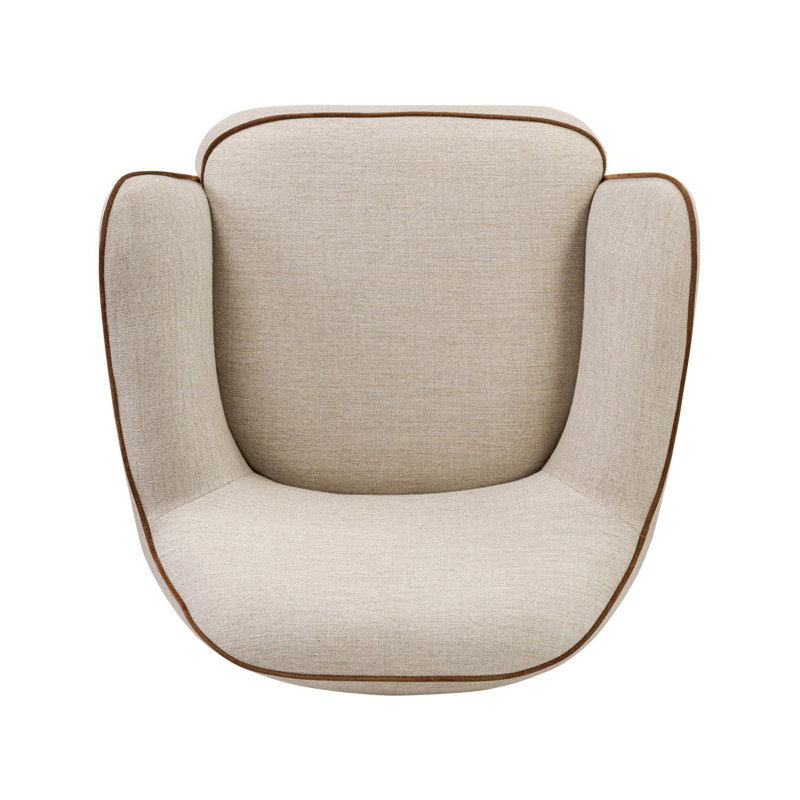 Bethany Swivel Chair-Alcala Wheat, Alcala Wheat Polyester Blend