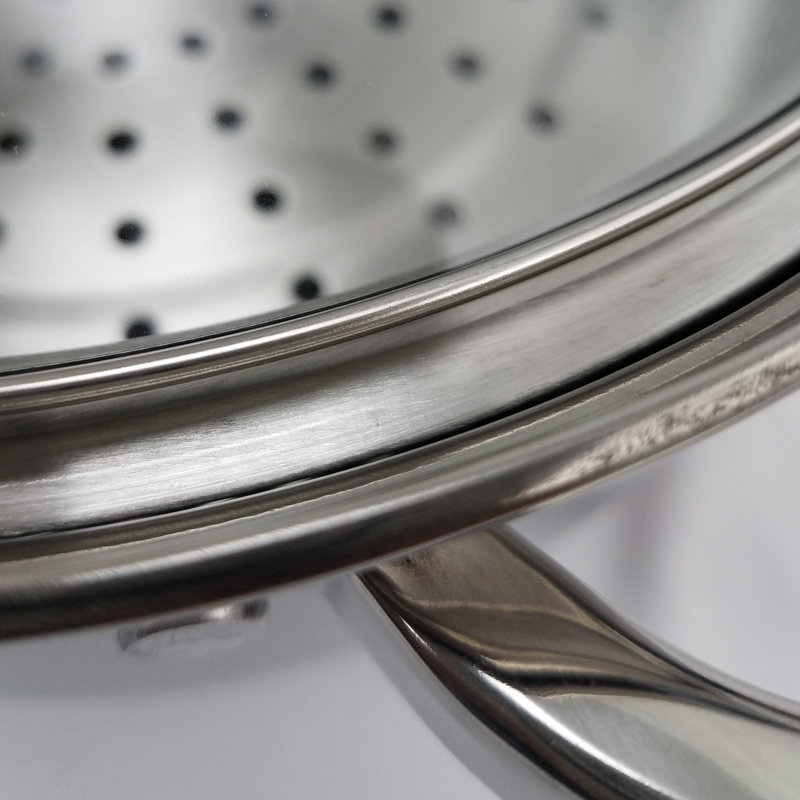 Oster Sangerfield 6 Qt. Stainless Steel Multi-Pot with Steamer Insert and Lid