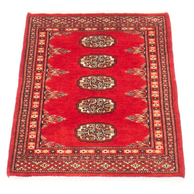 Peshawar Bokhara Red Rug 2'1" x 3'1"
