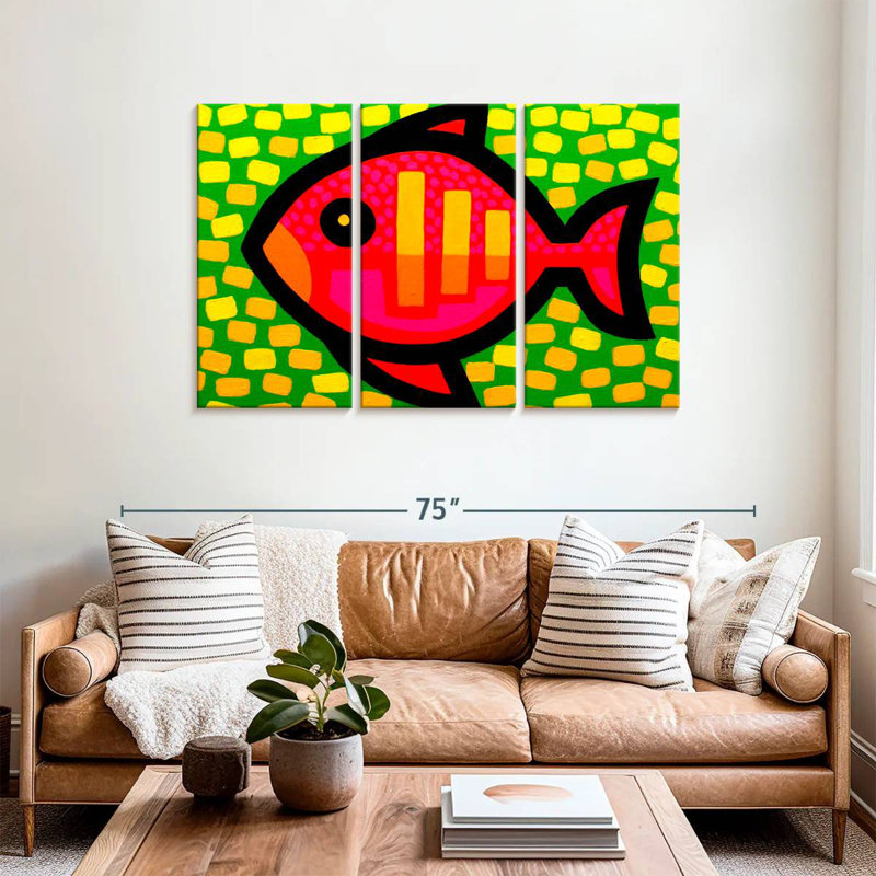 Brampt Big Fish, 36" H x 57" W