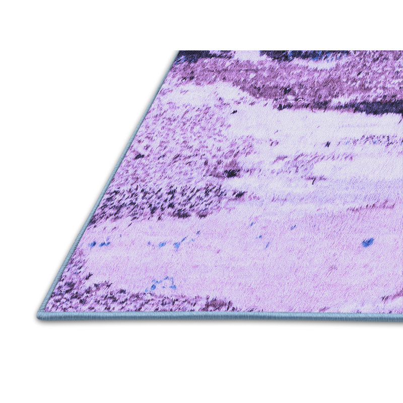 Tapis bleu / violet clair Hura, Rectangle 2 pi x 3 pi