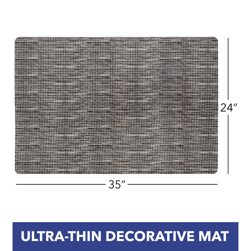 Tapis de cuisine polyvalent antidérapant et antidérapant, Gris