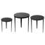 Med. Table en fonte d'aluminium noir antique
