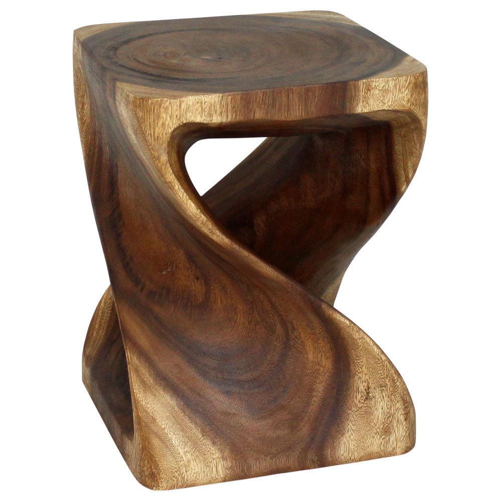 Channen Solid Wood Abstract End Table Wade Logan® Table Top