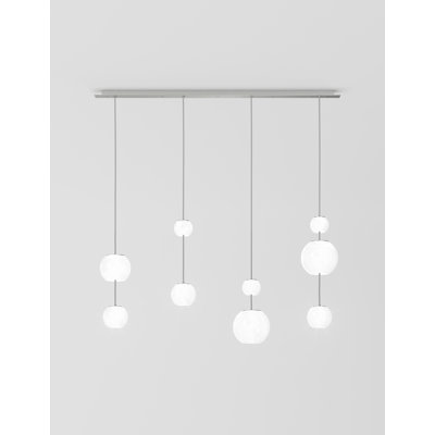 Oto Suspension Lin Smoky Striped Mirrored Steel G9 Ul