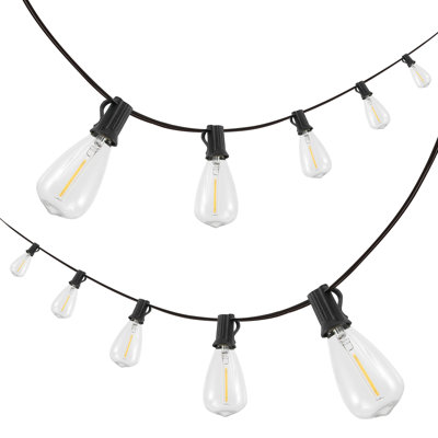 Guirlande de 10 lumières d'extérieur 10 pi standard (10 bout à bout)