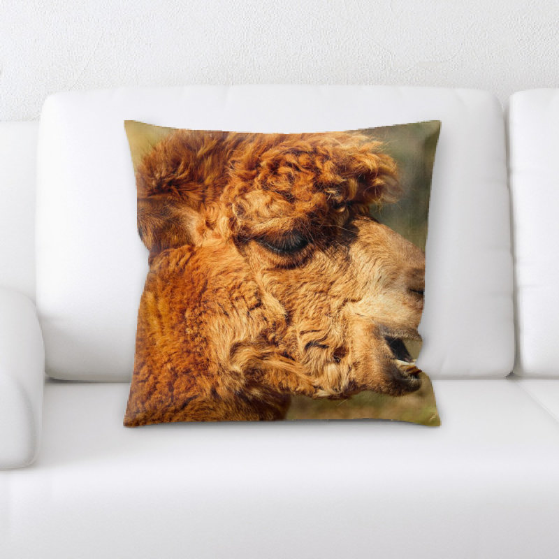 Coussin décoratif alpaca