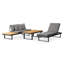 Canapé modulaire modulaire avec table basse