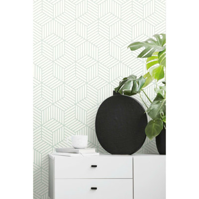 Peel & Stick Geometric Roll