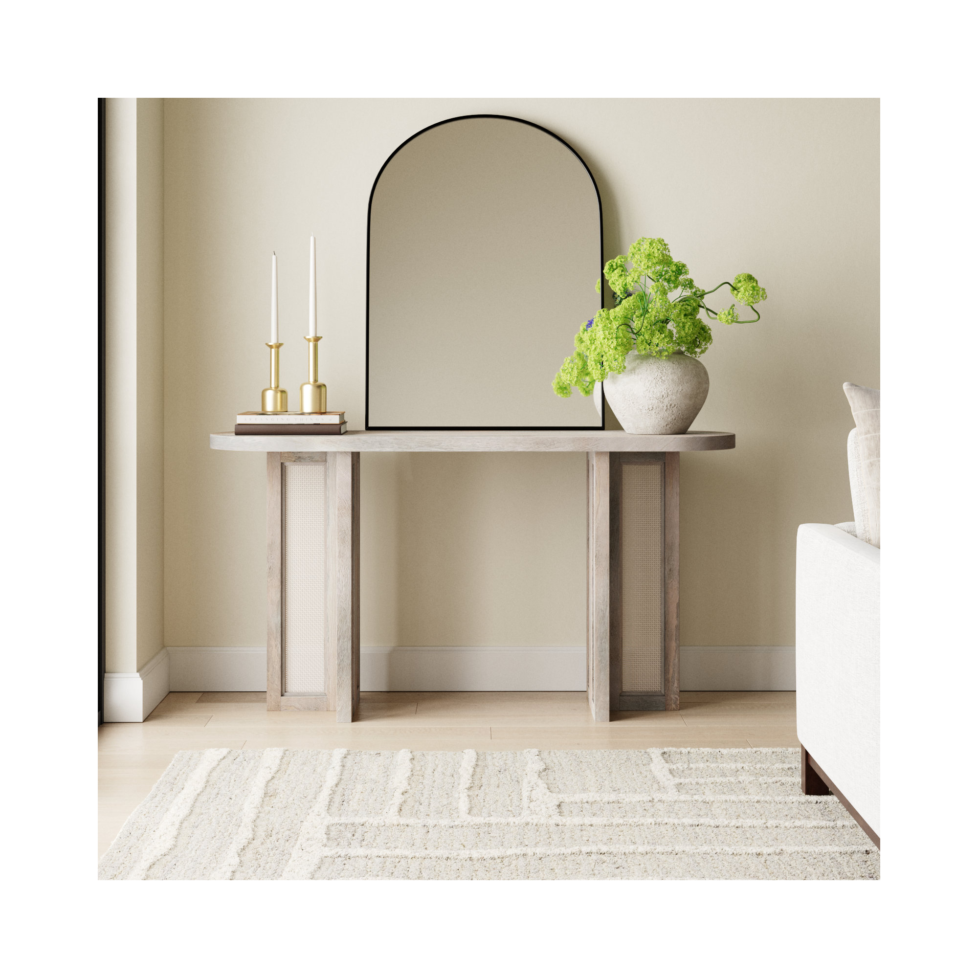 Ramey 57'' Solid Wood Console Table