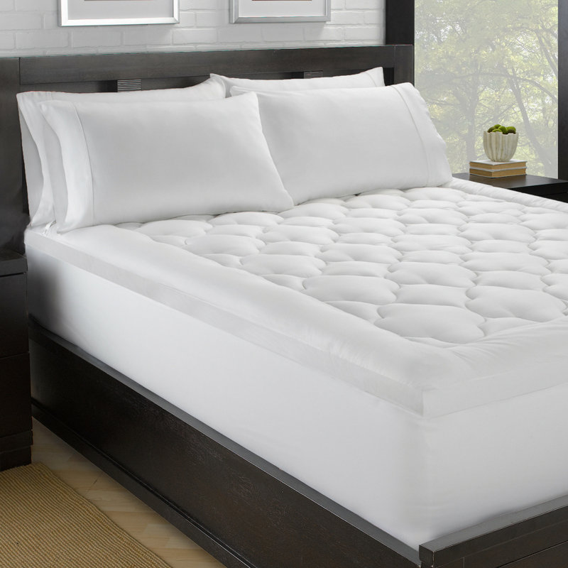 Surmatelas en nuage 100% coton résistant aux insectes et aux peluches , Grand