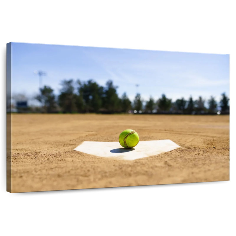 'Softball Base, 34" H x 51" W