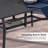 Dannilyn Rectangular Metal Outdoor Dining Table With Umbrella Hole , 55.1'' in. W 37.8'' in. D-613787574