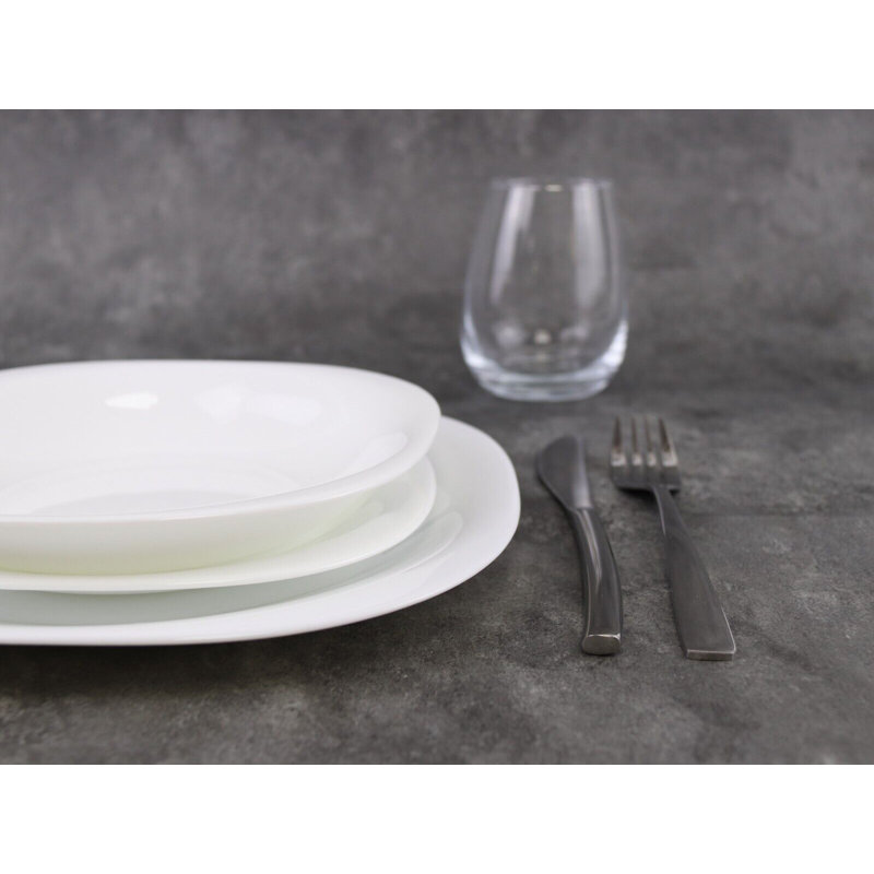 Neimantas 12 Piece Glass Dinnerware Set - Service for 4