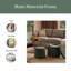 Repose-pieds, ensemble de repose-pieds multifonctionnel, combinaison de repose-pieds et de table, avec tabouret tambour, avec espace de rangement-1082574493