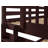 Treva Solid Wood Standard Twin over Twin Bunk Beds, 3 Step Ladder, 2 Under Bed Drawers, Dark Cherry-1473355556