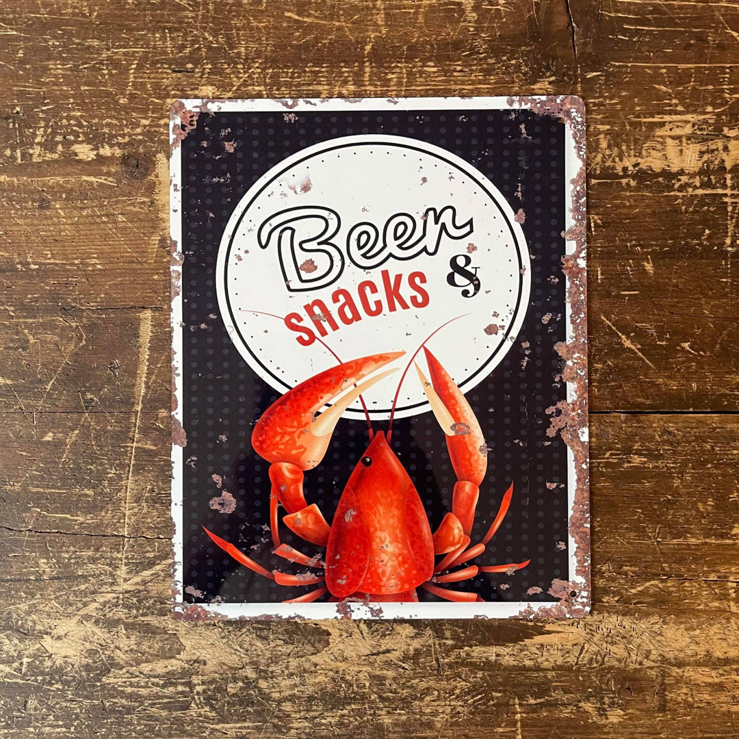 Handmade Food & Beverage Wall Decor on Metal