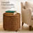 Round Storage Ottoman-834576906