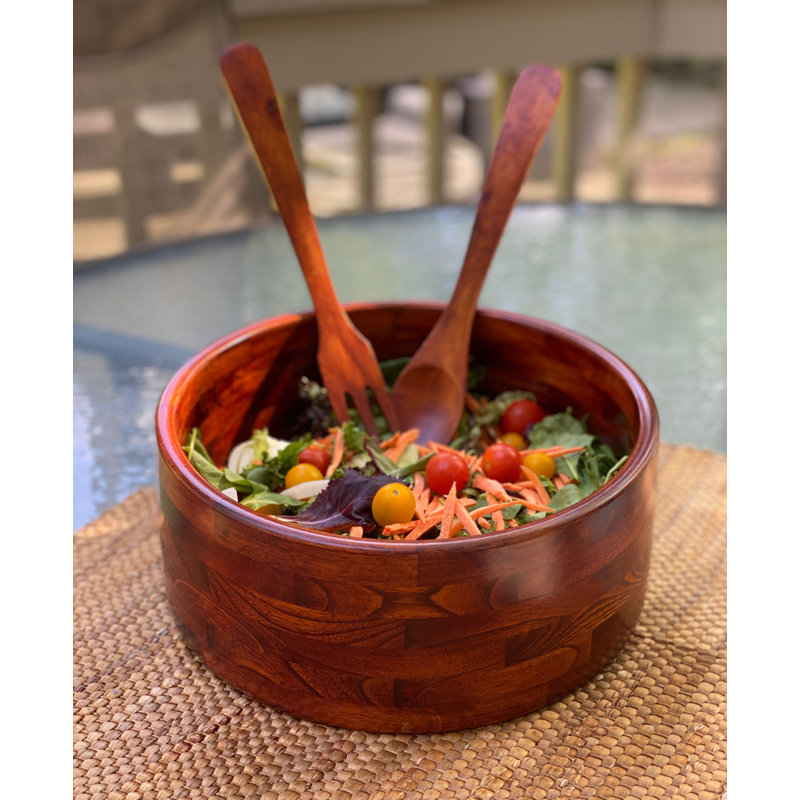 Red Barrel Studio® Ironton Wood Bowl