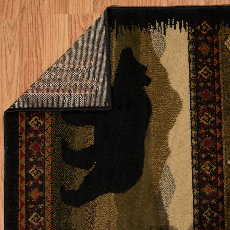 Tapis brun Sayre, Rectangle 5 pi 3 po x 7 pi 2 po