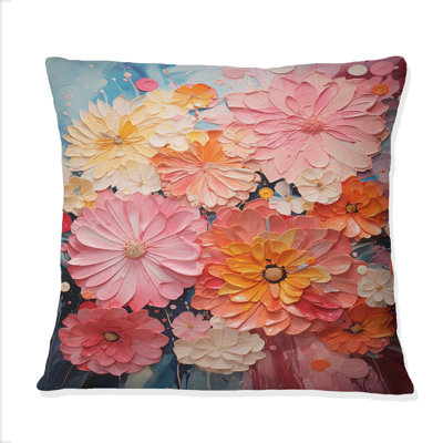 Collage Kaleidoscope IV - Abstract Collages Printed Throw Pillow