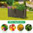 Raised Garden Bed With Self-Watering System, Elevated Planter Box For Patio Balcony, Durable Pp Material Holds 220Lbs For Flowers Vegetables Herbs-1821996069