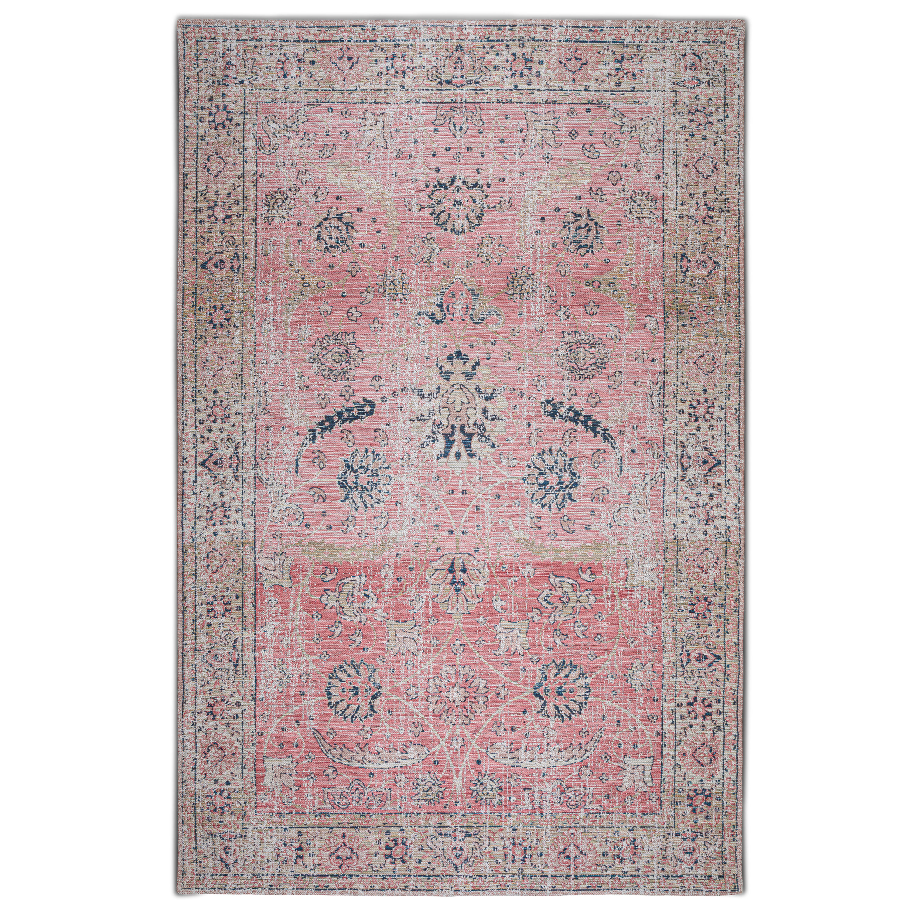 Charlton Home Pat Pink Area Rug Size: Rectangle 5' x 8