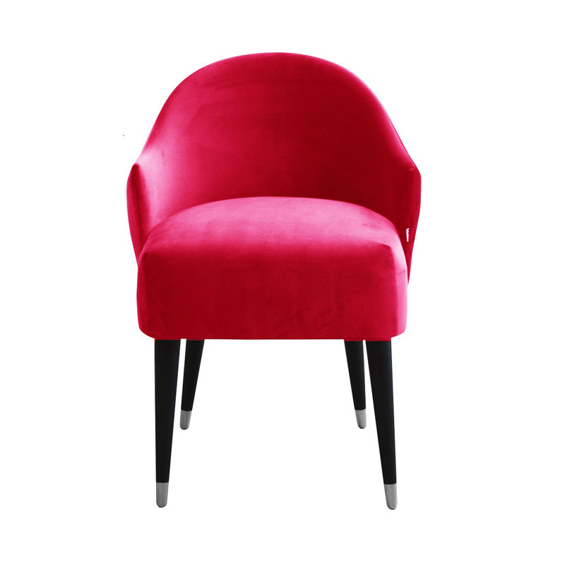 Emi Upholstered Barrel Chair, Pink