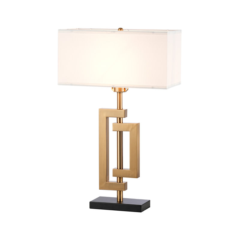 Tikeshia Chain Modern Table Lamps Brass Finish