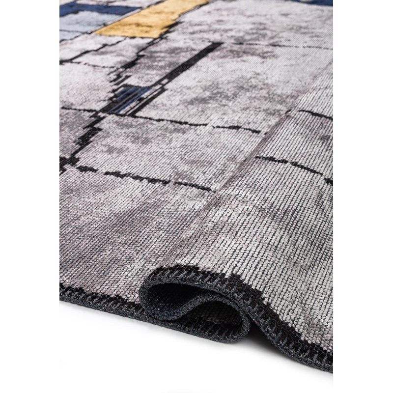 Rapture Abstract Area Rug, Rectangle 6'7" x 8'3"