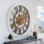 Horloge murale surdimensionnée ronde de 36 po pour le salon avec la collection America-87147393