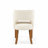 Upholstered Side Dining Chair with Solid Wood Legs-129445055