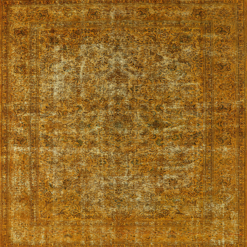Oriental Indoor Rug, Square 3'
