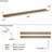 Wendyann Solid Wood Deep Picture Ledge Wall Shelves, Set of 2, Special Walnut-370536993