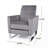 Push Back High Metal Leg Recliner-433516428