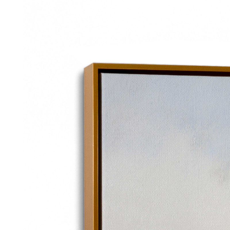 Impression sur toile Mute Countryside Serenity II, H 18,75 po x l 12,75 po x P 1,75 po, Cadre flottant or poli